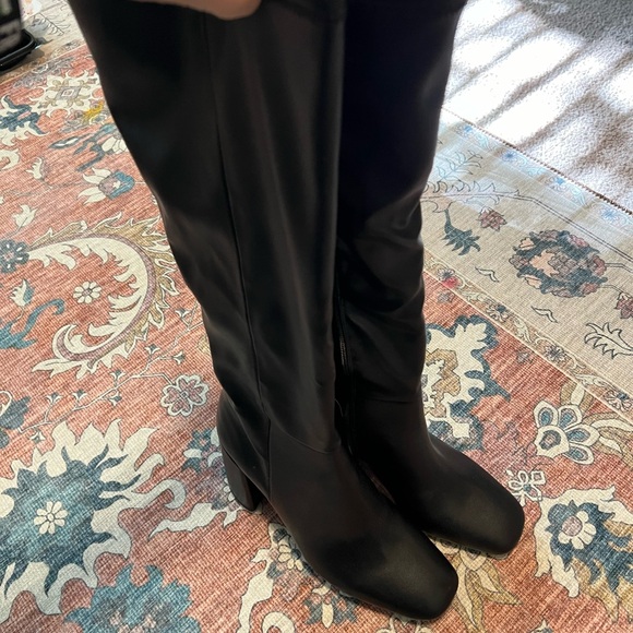 NWOT Steve Madden heeled knee high boots in black | Sz 8.5 - Picture 2 of 7